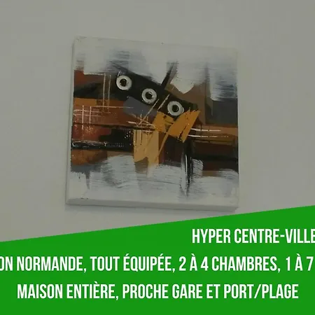 Belle Maison Normande Au Centre-ville De Сasa de vacaciones